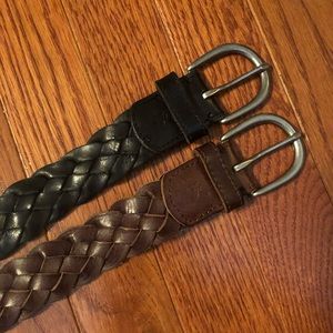 American Eagle | Black & Brown Belt Bundle
